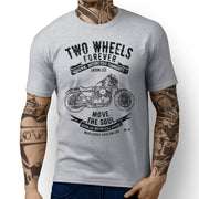 JL Soul Art Tee aimed at fans of Harley Davidson Forty Eight Motorbike - Jaxon lee