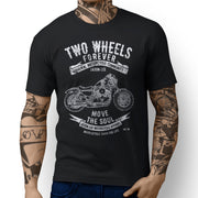 JL Soul Art Tee aimed at fans of Harley Davidson Forty Eight Motorbike - Jaxon lee