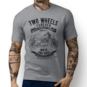 JL Soul Art Tee aimed at fans of Harley Davidson Iron 883 Motorbike - Jaxon lee