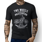 JL Soul Art Tee aimed at fans of Harley Davidson Street Bob Motorbike - Jaxon lee