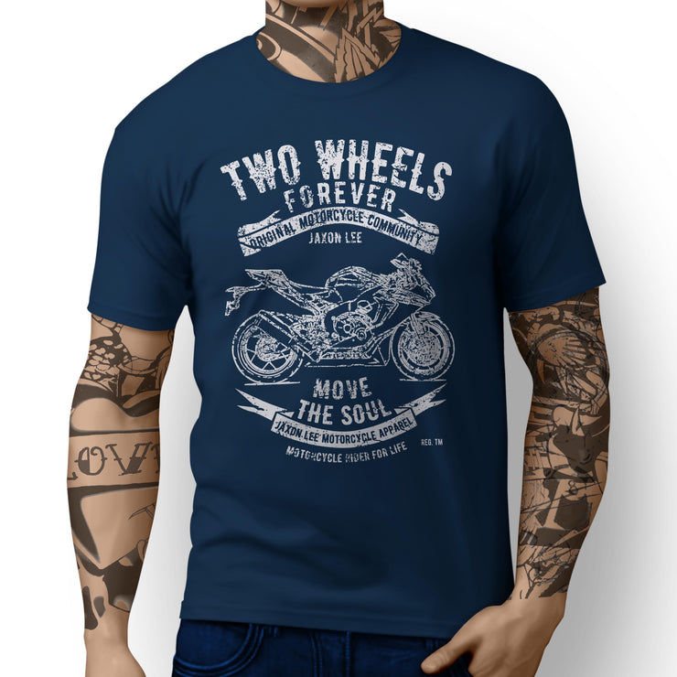 JL Soul Illustration For A Honda CBR1000RR SP 2017 Motorbike Fan T-shirt