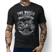 Jaxon Lee Illustration For A Aprilia Shiver 900 Motorbike Fan T-shirt