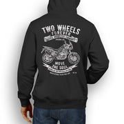 JL Soul Illustration For A Honda CRF1000L Africa Twin Motorbike Fan Hoodie