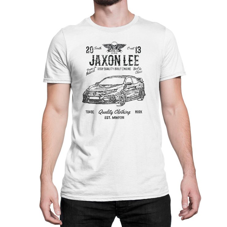 JL Soul Illustration For A Honda Civic Type R Motorcar Fan T-shirt