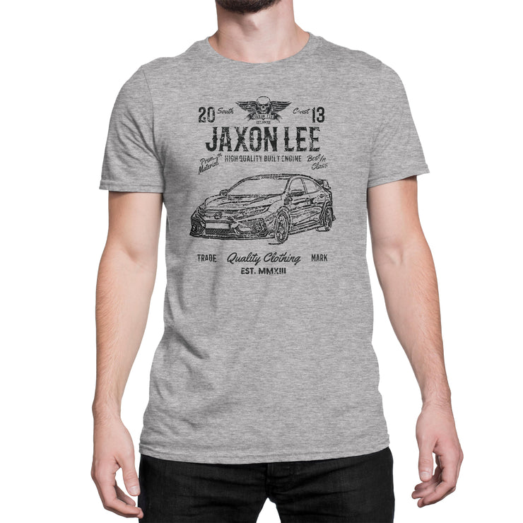 JL Soul Illustration For A Honda Civic Type R Motorcar Fan T-shirt