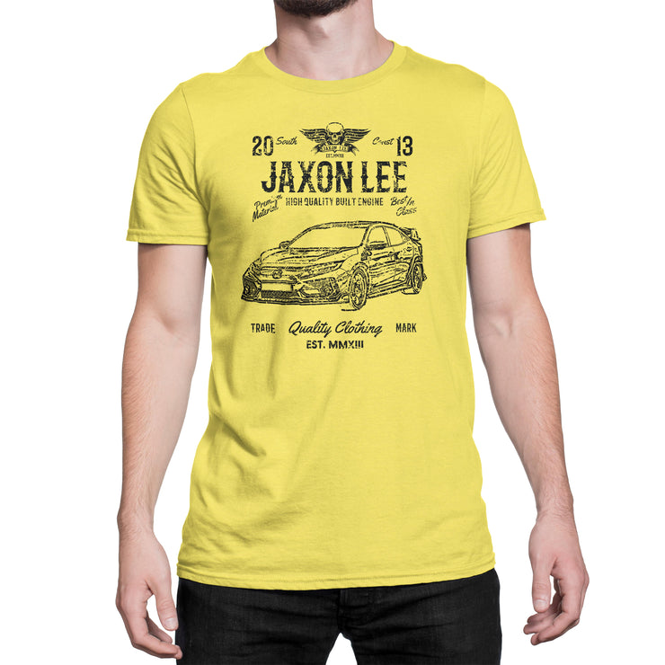 JL Soul Illustration For A Honda Civic Type R Motorcar Fan T-shirt