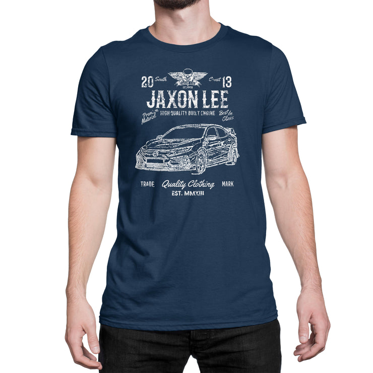 JL Soul Illustration For A Honda Civic Type R Motorcar Fan T-shirt