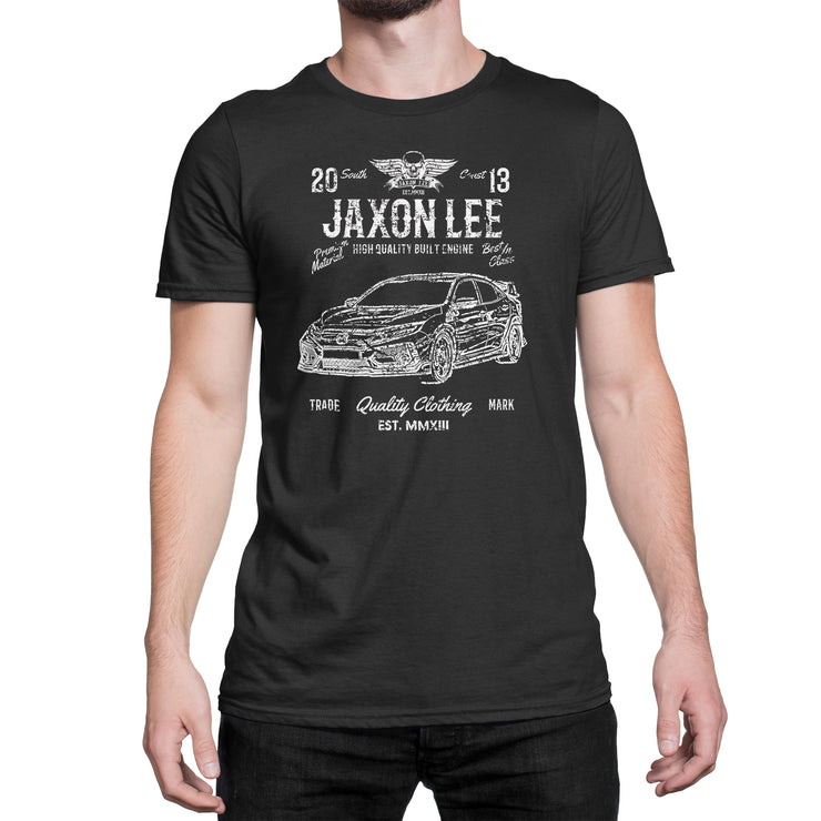 JL Soul Illustration For A Honda Civic Type R Motorcar Fan T-shirt