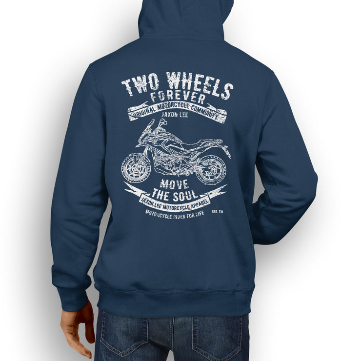 JL Soul Illustration For A Honda NC750X DCT ABS Motorbike Fan Hoodie