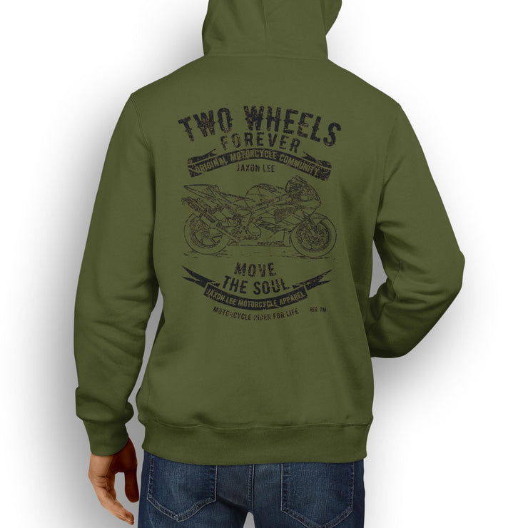 JL Soul Illustration For A Honda VTR 1000 SP1 Motorbike Fan Hoodie