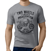 JL Soul Illustration For A Husqvarna FE 450 Motorbike Fan T-shirt