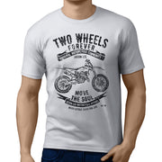 JL Soul Illustration For A Husqvarna TC 125 Motorbike Fan T-shirt