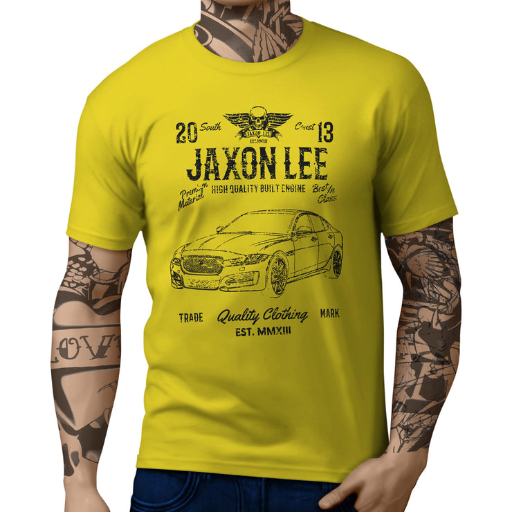 JL Soul Illustration For A Jaguar XE R Sport Motorcar Fan T-shirt