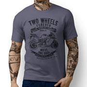 JL Soul illustration for a KTM 1190 RC8 Motorbike fan T-shirt