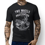 JL Soul illustration for a KTM 1290 Super Adventure Motorbike fan T-shirt