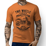 Jaxon Lee Illustration For A Aprilia Shiver 750GT Motorbike Fan T-shirt