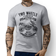 JL Soul illustration for a KTM 950 Supermoto R Motorbike fan T-shirt