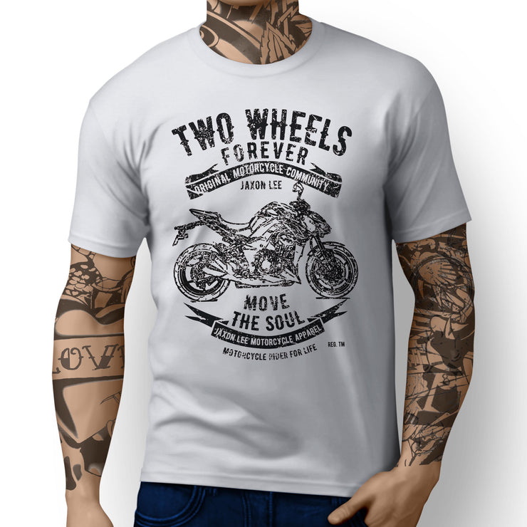 JL Soul Illustration For A Kawasaki Z1000 Motorbike Fan T-shirt