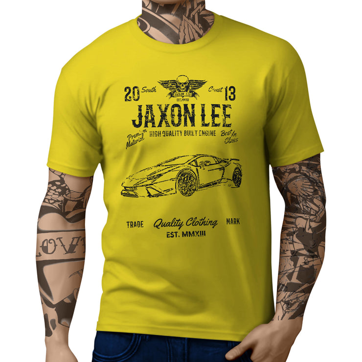 JL Soul Illustration For A Lambo Huracan Performante Motorcar Fan T-shirt