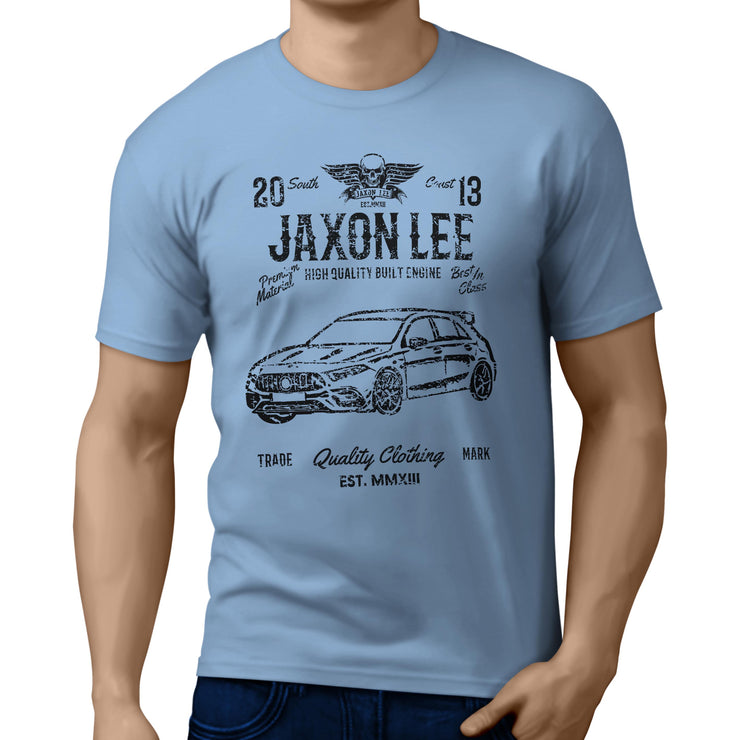 JL Soul Illustration For A Mercedes Benz AMG A45 S Motorcar Fan T-shirt