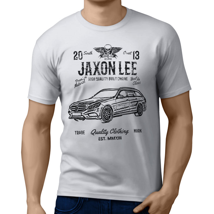 JL Soul Illustration For A Mercedes Benz E Class Motorcar Fan T-shirt