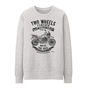 JL Soul Illustration For A Moto Guzzi V85 TT Motorbike Fan Jumper