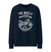 JL Soul Illustration For A Moto Guzzi V85 TT Motorbike Fan Jumper