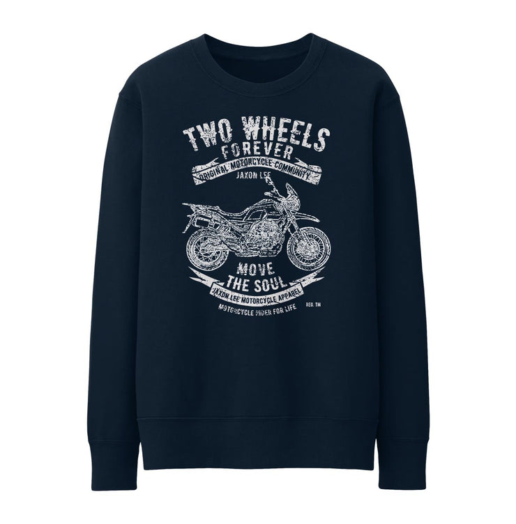 JL Soul Illustration For A Moto Guzzi V85 TT Motorbike Fan Jumper