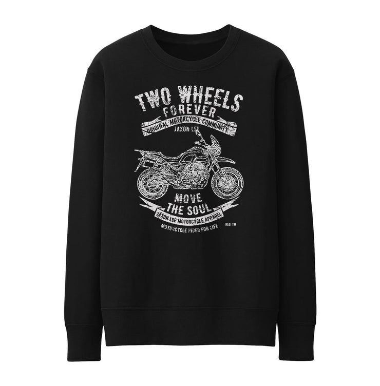 JL Soul Illustration For A Moto Guzzi V85 TT Motorbike Fan Jumper