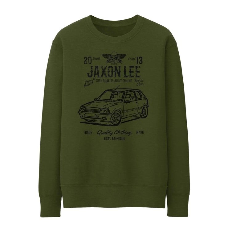 JL Soul Illustration For A Peugeot 205 GTI Motorcar Fan Jumper