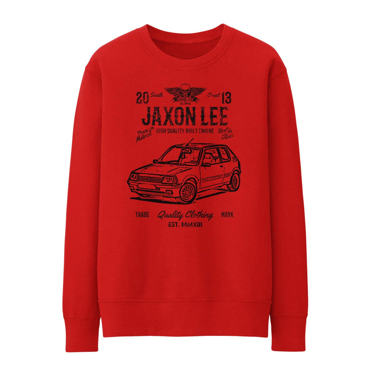 JL Soul Illustration For A Peugeot 205 GTI Motorcar Fan Jumper