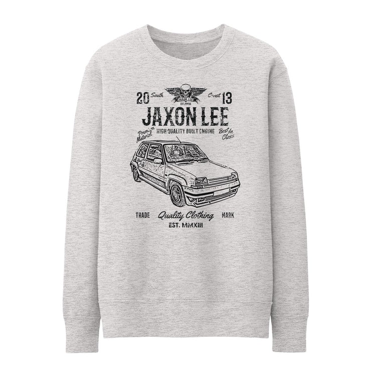 JL Soul Illustration For A Renault 5 GT Turbo Motorcar Fan Jumper