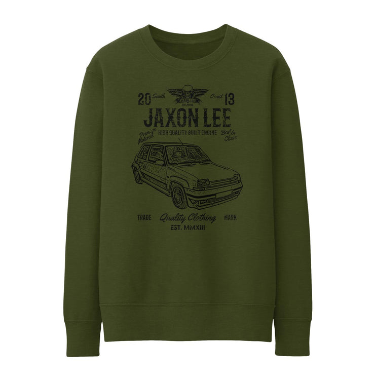 JL Soul Illustration For A Renault 5 GT Turbo Motorcar Fan Jumper