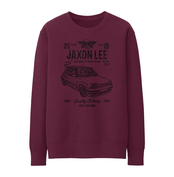 JL Soul Illustration For A Renault 5 GT Turbo Motorcar Fan Jumper