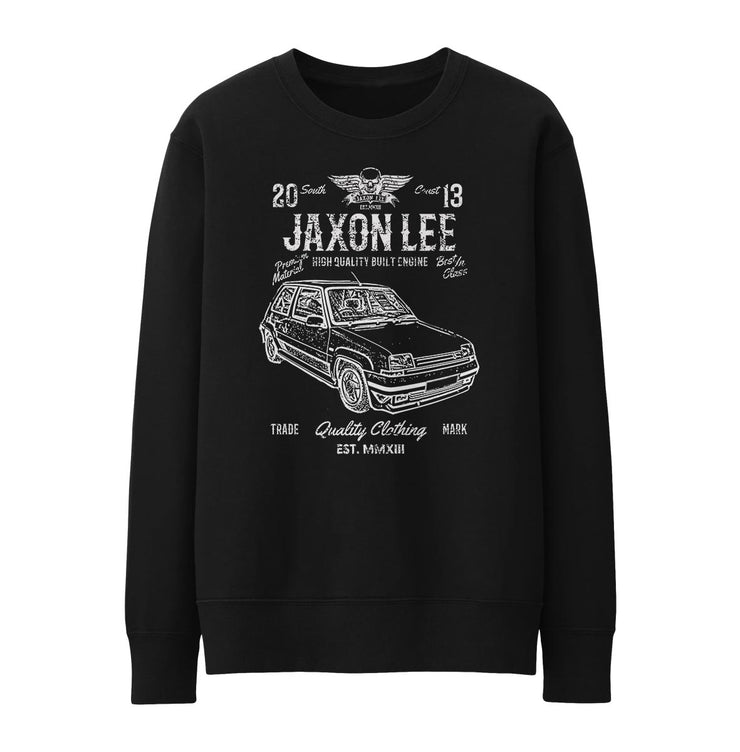 JL Soul Illustration For A Renault 5 GT Turbo Motorcar Fan Jumper