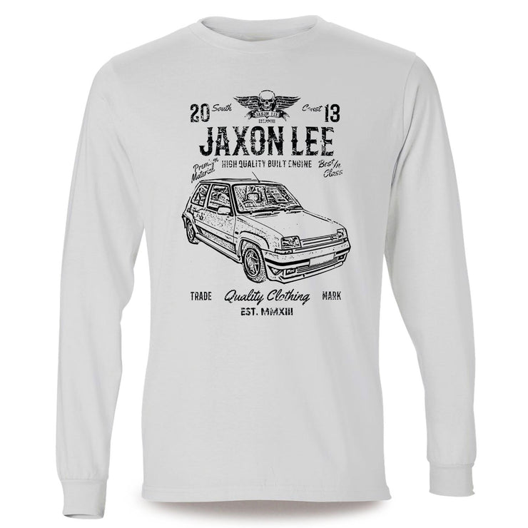 JL Soul Illustration For A Renault 5 GT Turbo Motorcar Fan LS-Tshirt
