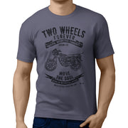 JL Soul Illustration For A Skygo Wizard 125 Motorbike Fan T-shirt