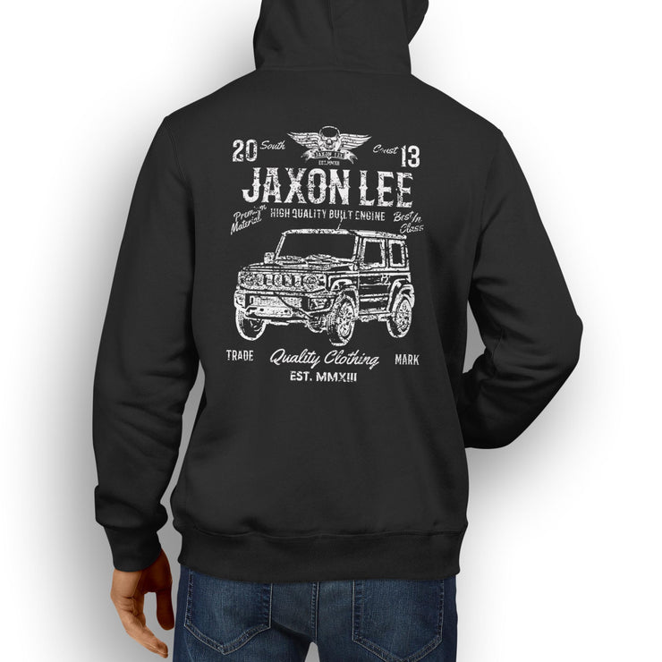 JL Soul Illustration For A Suzuki Jimny SZ5 Motorcar Fan Hoodie