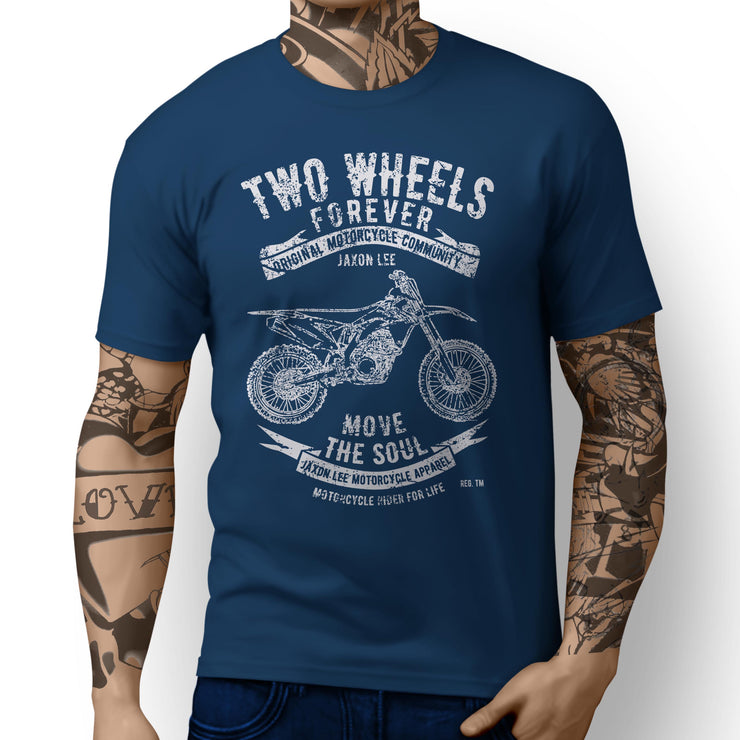 JL Soul Illustration For A Suzuki RMZ 450 2016 Motorbike Fan T-shirt