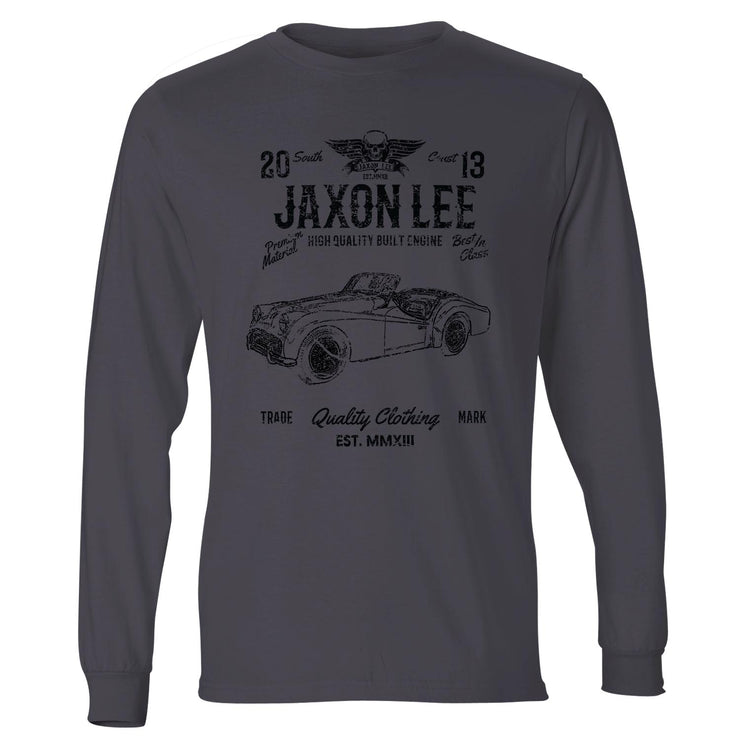 JL Soul Illustration For A Triumph TR3 B 1962 Motorcar Fan LS-Tshirt