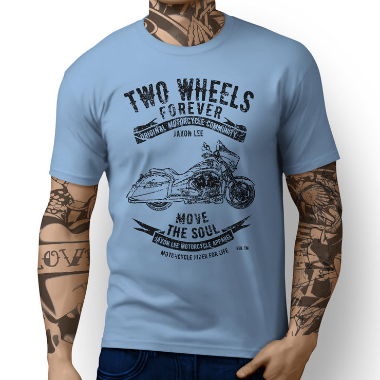 JL Soul Illustration For A Victory Cross Country Motorbike Fan T-shirt
