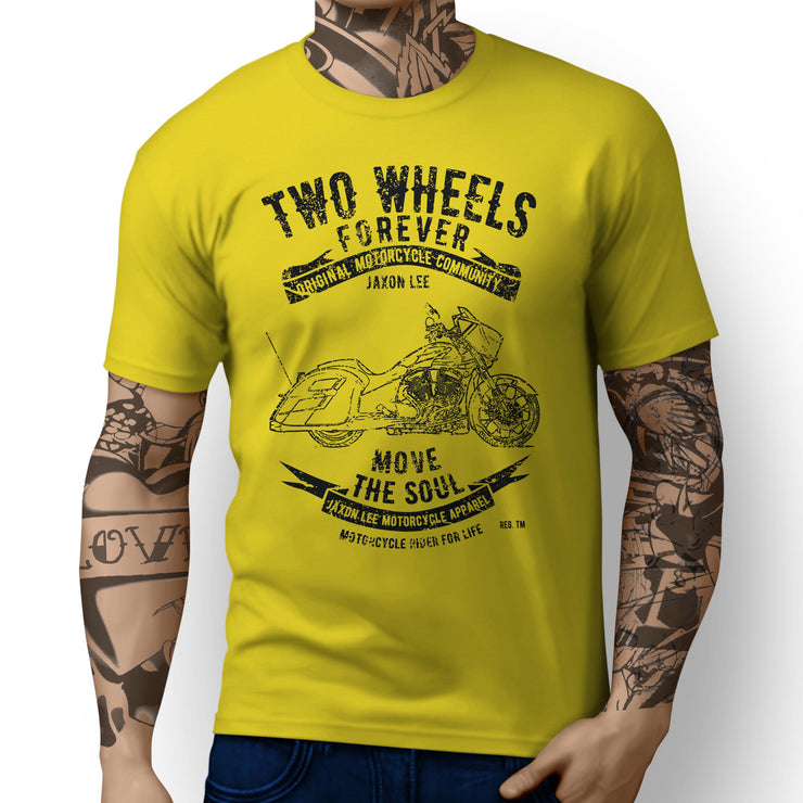 JL Soul Illustration For A Victory Magnum Motorbike Fan T-shirt