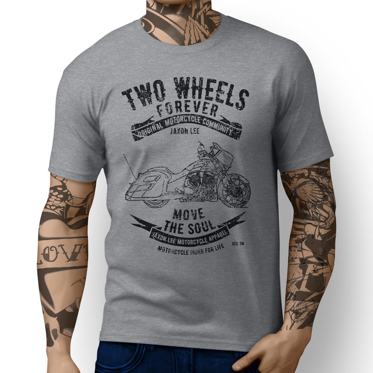 JL Soul Illustration For A Victory Magnum Motorbike Fan T-shirt