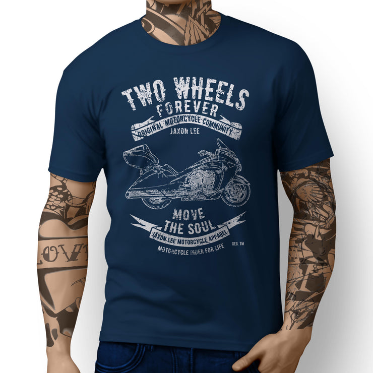 JL Soul Illustration For A Victory Vision Motorbike Fan T-shirt