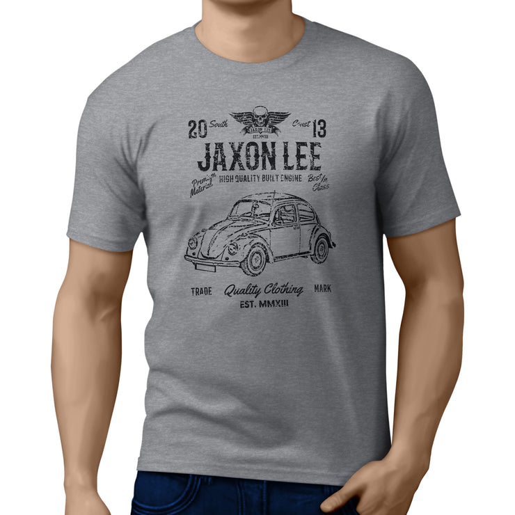 JL Soul illustration for a Volkswagen 1968 Beetle 1500 Limousine fan T-shirt