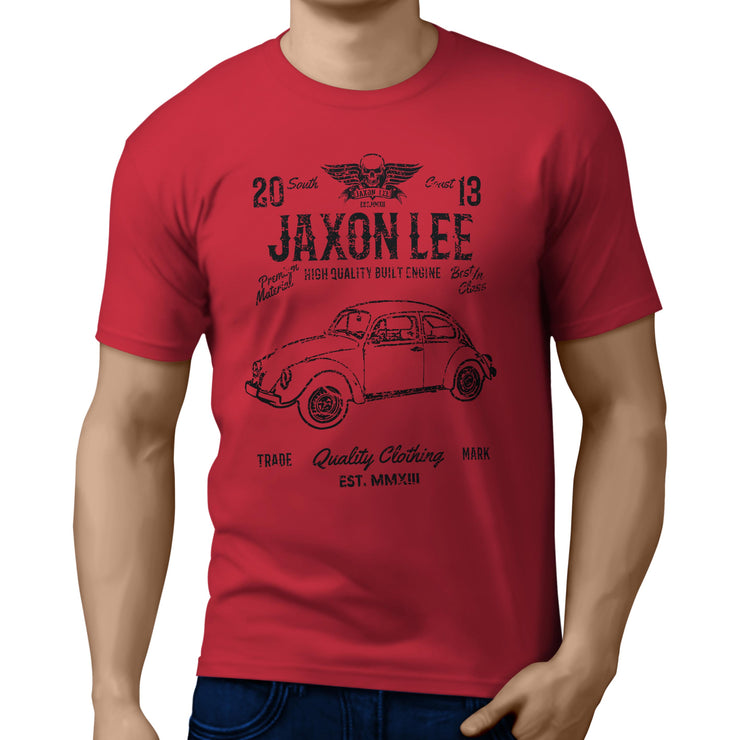 JL Soul illustration for a Volkswagen 1974 Beetle Motorcar fan T-shirt