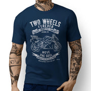 JL Soul Illustration For A Yamaha YZF-R1 2003 Motorbike Fan T-shirt
