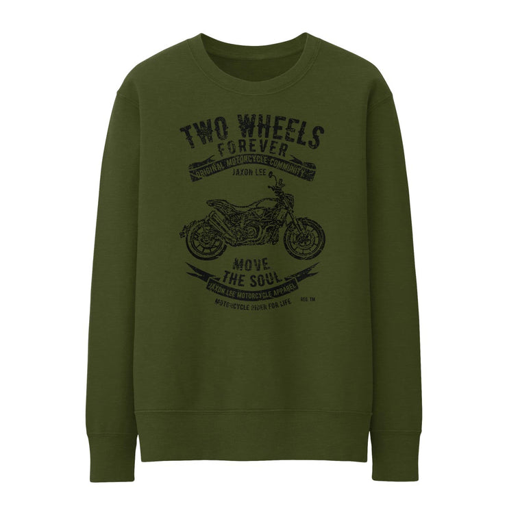 JL Soul Illustration For A Indian FTR 1200 Motorbike Fan Jumper