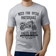 JL Speed Illustration For A Cagiva 2006 Raptor Motorbike Fan T-shirt