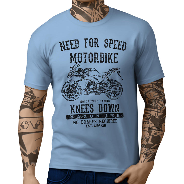 JL Speed Illustration for a Aprilia RS450 Illustration Motorbike fan T-shirt